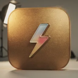 Supercharge icon in the Cinema style for macOS
