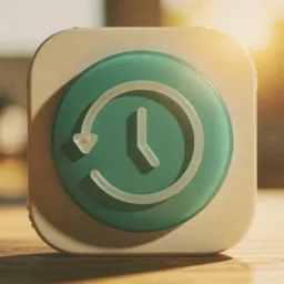 Time Machine icon in the Cinema style for macOS