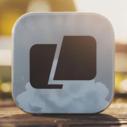 Warp icon in the Cinema style for macOS