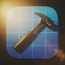 Xcode icon in the Cinema style for macOS