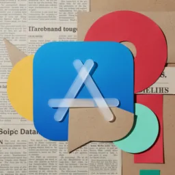 App Store icon in the Collage style