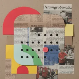 Calendar icon in the Collage style for macOS