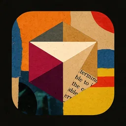 Cursor icon in the Collage style for macOS