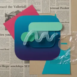Freeform icon in the Collage style for macOS