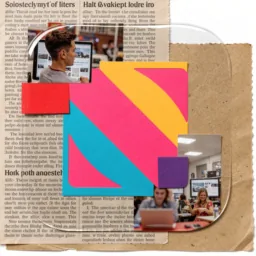 News icon in the Collage style for macOS