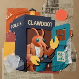 OpenClaw icon in the Collage style for macOS