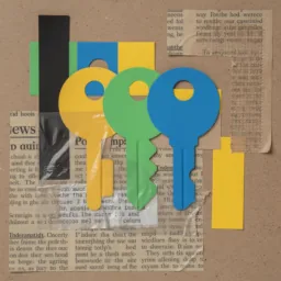 Passwords icon in the Collage style for macOS