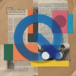QuickTime Player icon in the Collage style for macOS