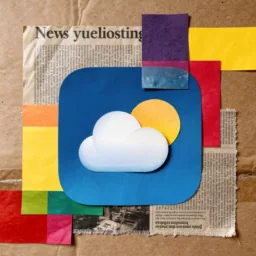 Weather icon in the Collage style for macOS