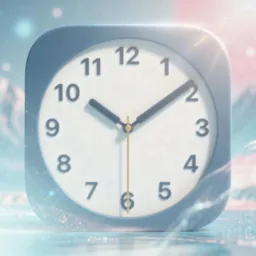 Clock icon in the Cool style for macOS