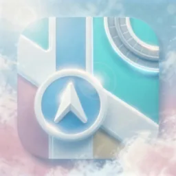 Maps icon in the Cool style