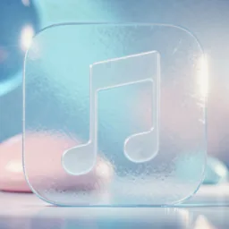 Music icon in the Cool style