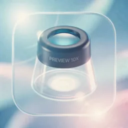 Preview icon in the Cool style for macOS