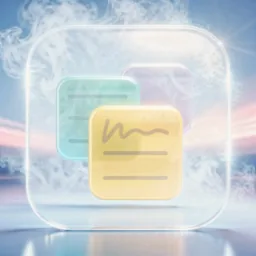 Stickies icon in the Cool style