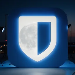 Bitwarden icon in the Dark style for macOS