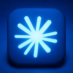 Claude icon in the Dark style for macOS