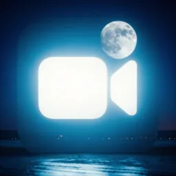 FaceTime icon in the Dark style for macOS