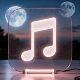 Music icon in the Dark style