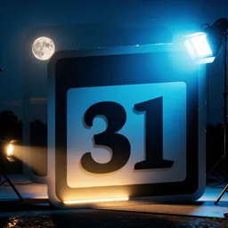 Notion Calendar icon in the Dark style for macOS