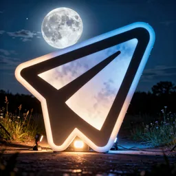 Notion Mail icon in the Dark style for macOS