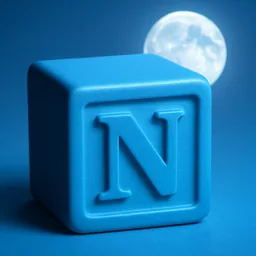 Notion icon in the Dark style