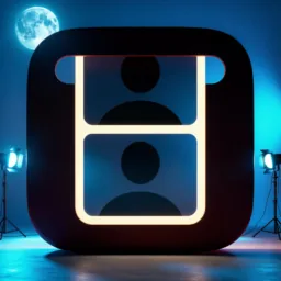Photo Booth icon in the Dark style for macOS