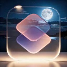 Shortcuts icon in the Dark style for macOS