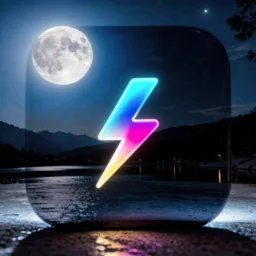 Supercharge icon in the Dark style for macOS