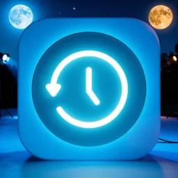 Time Machine icon in the Dark style