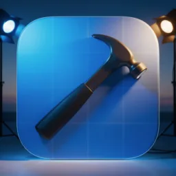Xcode icon in the Dark style for macOS