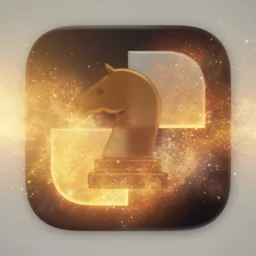 Chess icon in the Dreamy style for macOS