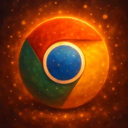Google Chrome icon in the Dreamy style