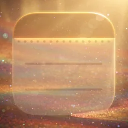 Notes icon in the Dreamy style for macOS
