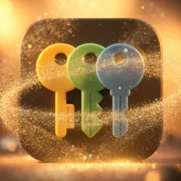 Passwords icon in the Dreamy style for macOS
