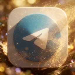 Telegram icon in the Dreamy style