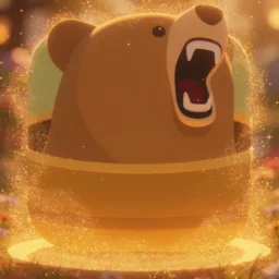 Tunnelbear icon in the Dreamy style for macOS