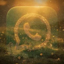 WhatsApp icon in the Dreamy style