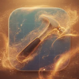 Xcode icon in the Dreamy style for macOS