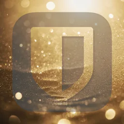 Bitwarden icon in the Ethereal style for macOS
