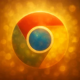 Google Chrome icon in the Ethereal style