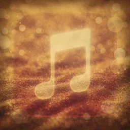 Music icon in the Ethereal style