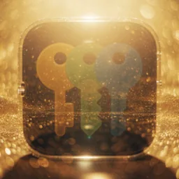 Passwords icon in the Ethereal style for macOS