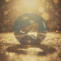Telegram icon in the Ethereal style