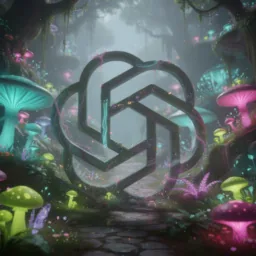 ChatGPT icon in the Glowy style