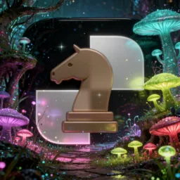 Chess icon in the Glowy style for macOS