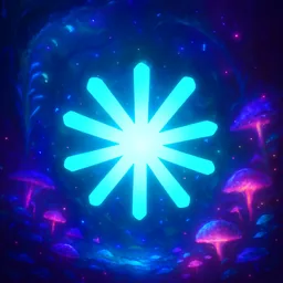 Claude icon in the Glowy style for macOS