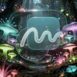 Freeform icon in the Glowy style for macOS