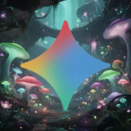 Gemini icon in the Glowy style for macOS