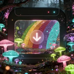 Image Capture icon in the Glowy style