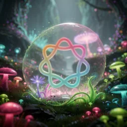 Image Playground icon in the Glowy style for macOS